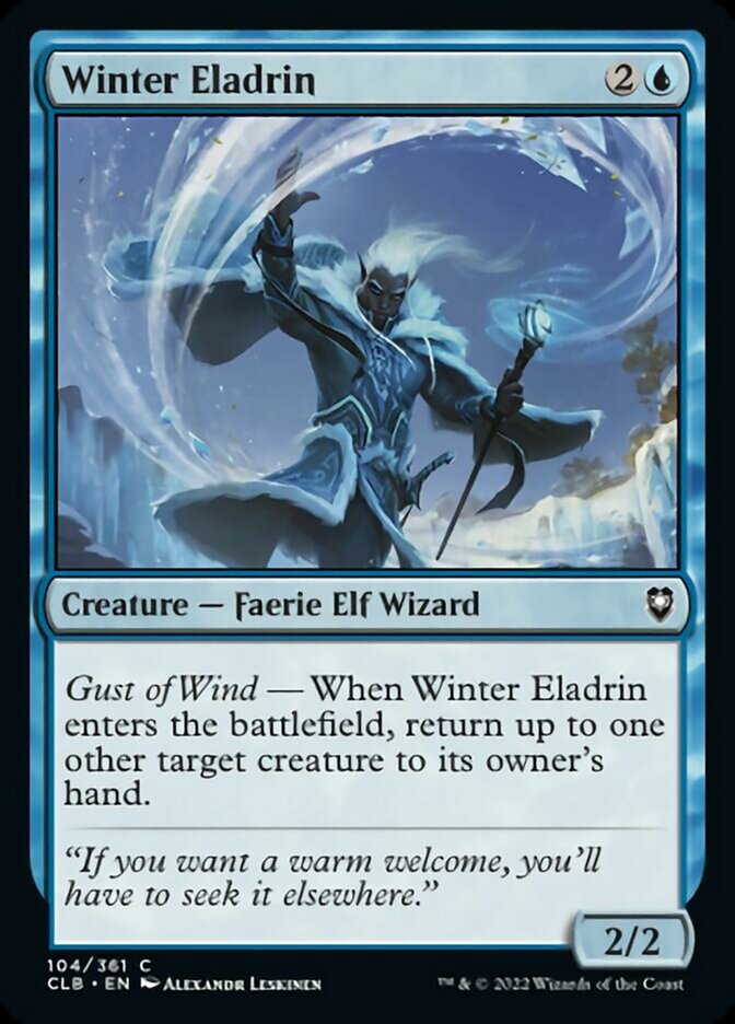 Winter Eladrin [Commander Legends: Battle for Baldur's Gate] MTG Single Magic: The Gathering    | Red Claw Gaming