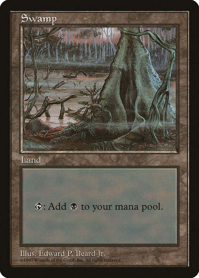 Swamp (5) [Asia Pacific Land Program] MTG Single Magic: The Gathering    | Red Claw Gaming