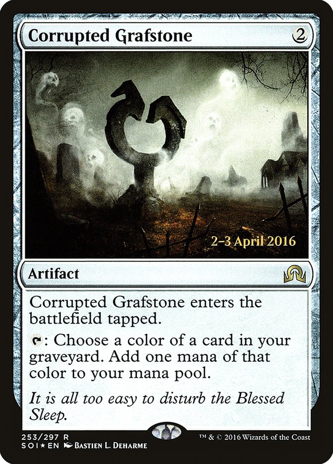 Corrupted Grafstone [Shadows over Innistrad Prerelease Promos] MTG Single Magic: The Gathering    | Red Claw Gaming