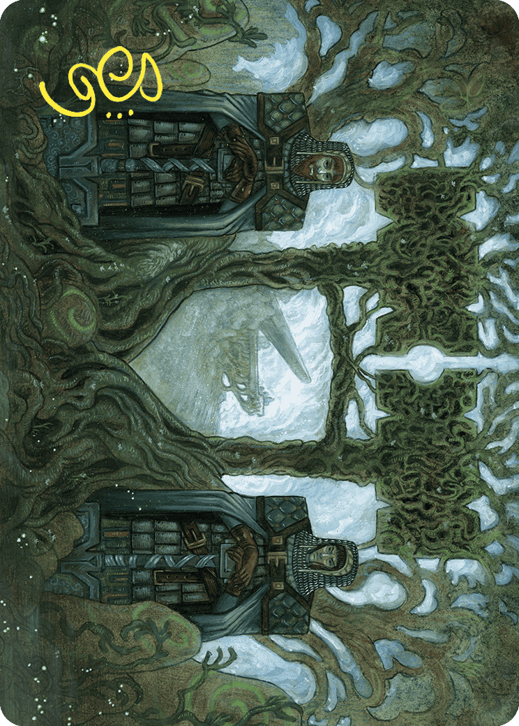 Court of Garenbrig Art Card (Gold-Stamped Signature) [Wilds of Eldraine Art Series] MTG Single Magic: The Gathering    | Red Claw Gaming