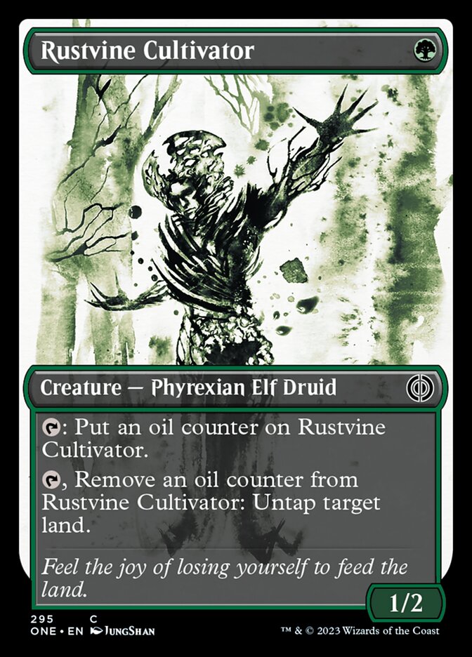Rustvine Cultivator (Showcase Ichor) [Phyrexia: All Will Be One] MTG Single Magic: The Gathering    | Red Claw Gaming