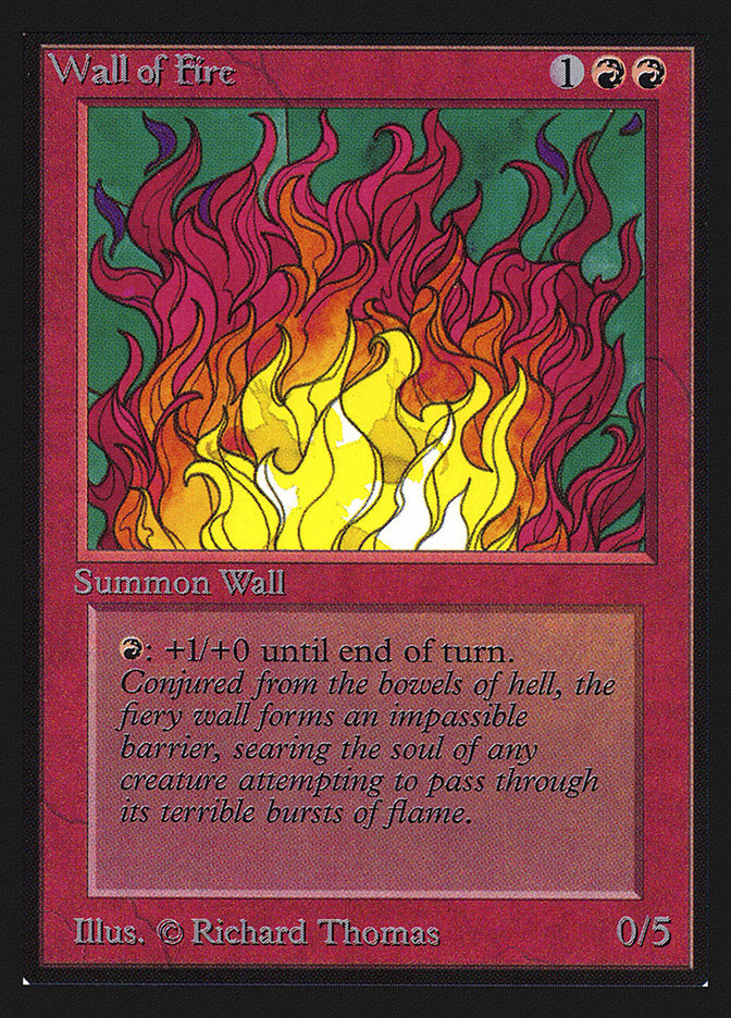Wall of Fire [Collectors' Edition] MTG Single Magic: The Gathering    | Red Claw Gaming