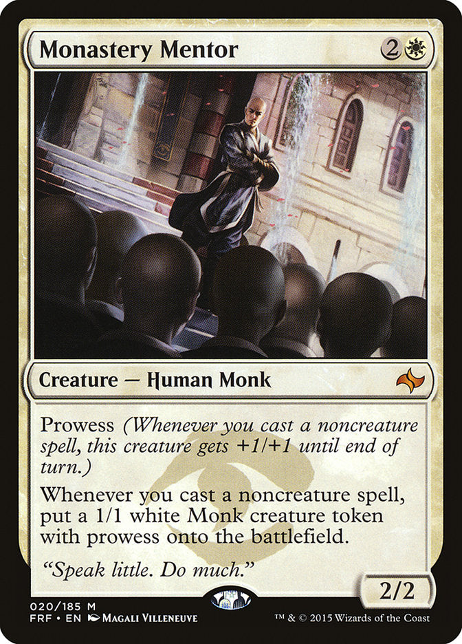 Monastery Mentor [Fate Reforged] MTG Single Magic: The Gathering    | Red Claw Gaming