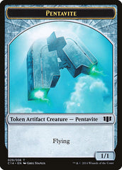 Myr // Pentavite Double-Sided Token [Commander 2014 Tokens] MTG Single Magic: The Gathering    | Red Claw Gaming