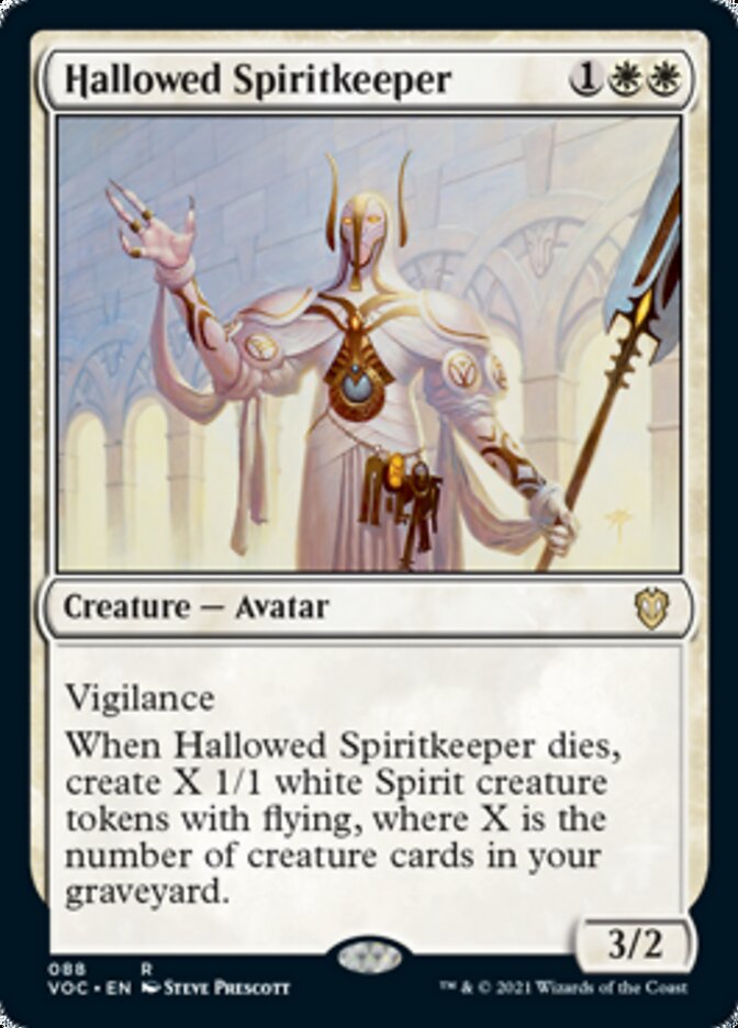Hallowed Spiritkeeper [Innistrad: Crimson Vow Commander] MTG Single Magic: The Gathering    | Red Claw Gaming