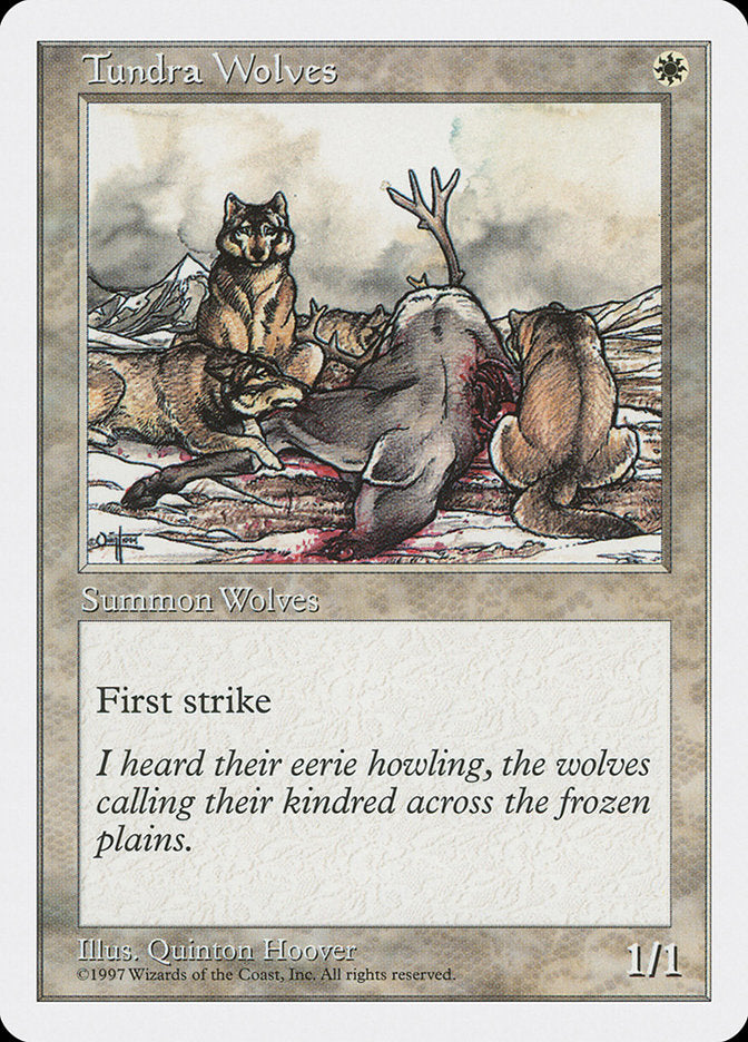 Tundra Wolves [Fifth Edition] MTG Single Magic: The Gathering    | Red Claw Gaming
