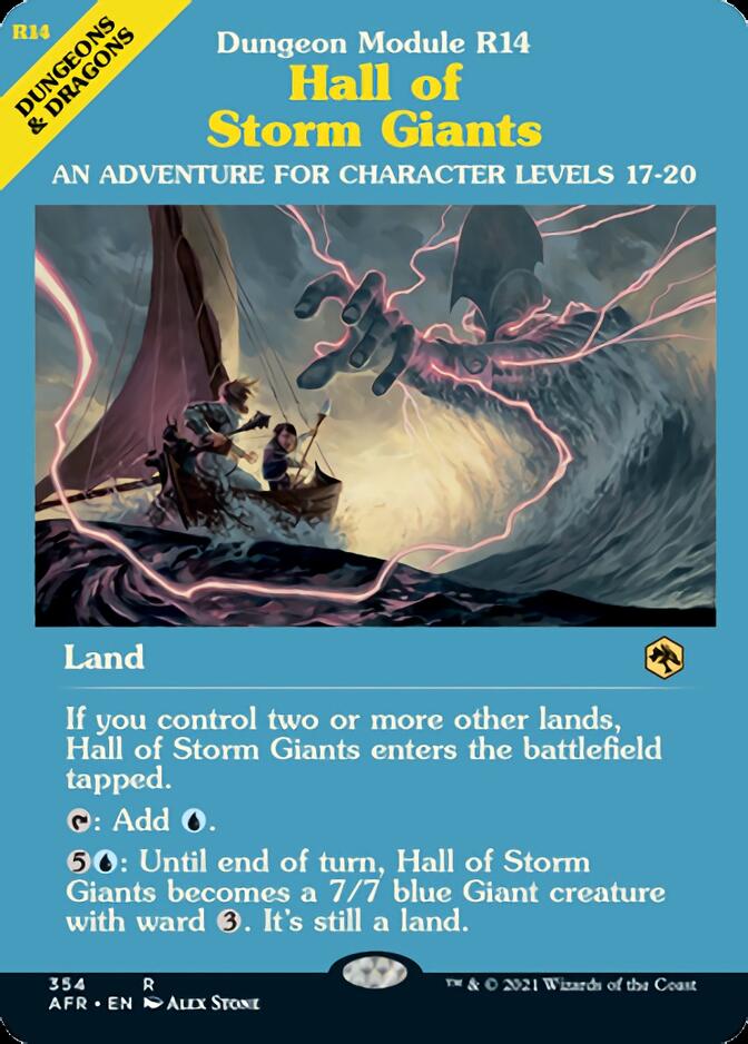 Hall of Storm Giants (Dungeon Module) [Dungeons & Dragons: Adventures in the Forgotten Realms] MTG Single Magic: The Gathering    | Red Claw Gaming
