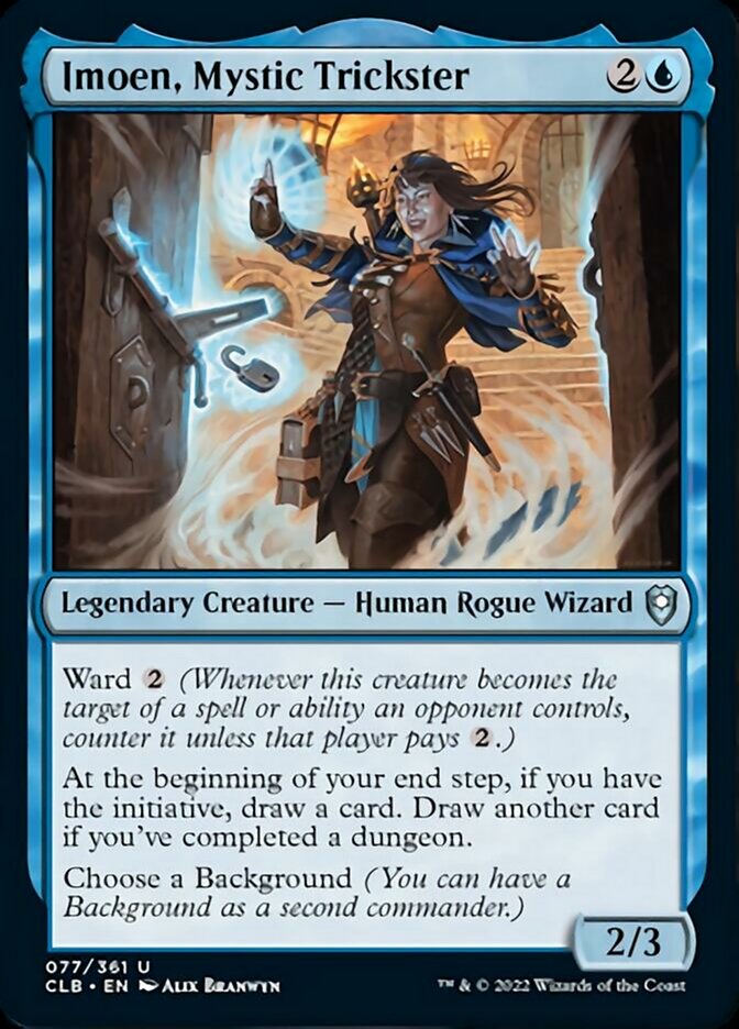 Imoen, Mystic Trickster [Commander Legends: Battle for Baldur's Gate] MTG Single Magic: The Gathering    | Red Claw Gaming