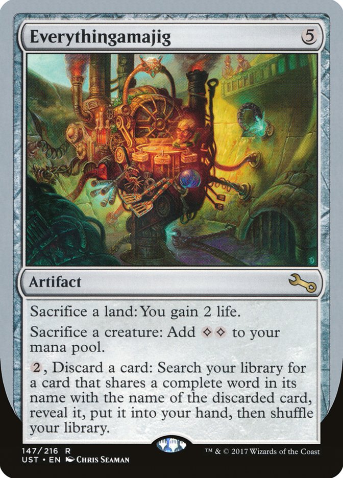 Everythingamajig ("Sacrifice a Land") [Unstable] MTG Single Magic: The Gathering    | Red Claw Gaming