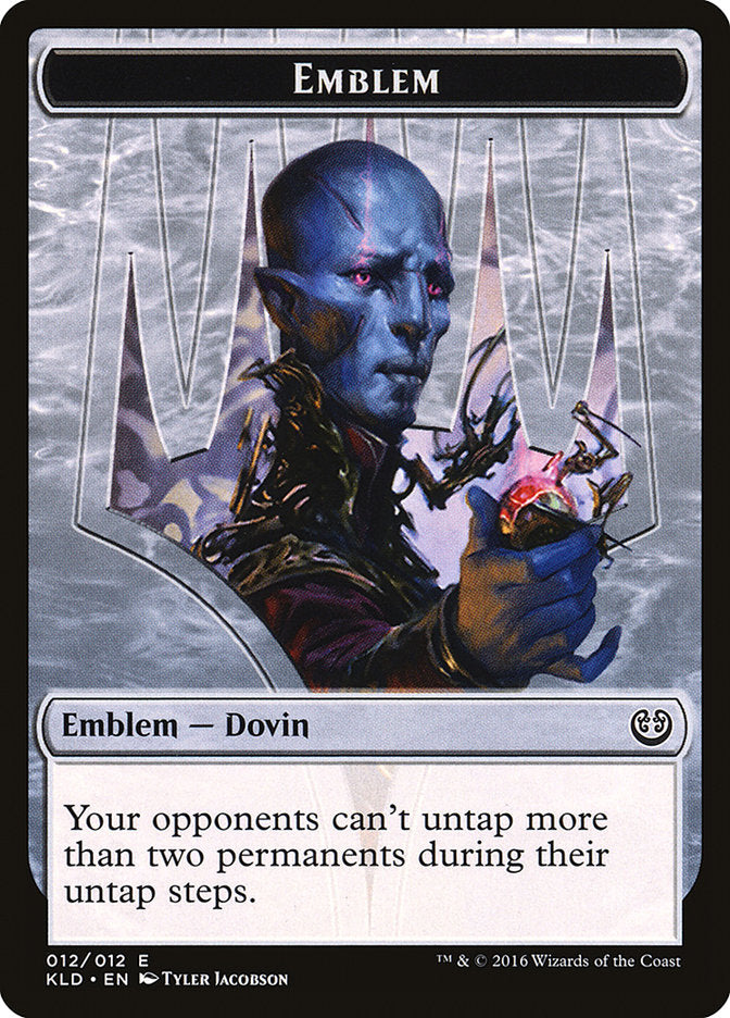 Dovin Baan Emblem [Kaladesh Tokens] MTG Single Magic: The Gathering    | Red Claw Gaming