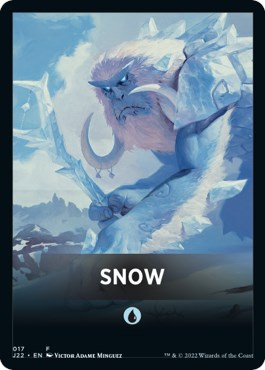 Snow Theme Card [Jumpstart 2022 Front Cards] MTG Single Magic: The Gathering    | Red Claw Gaming
