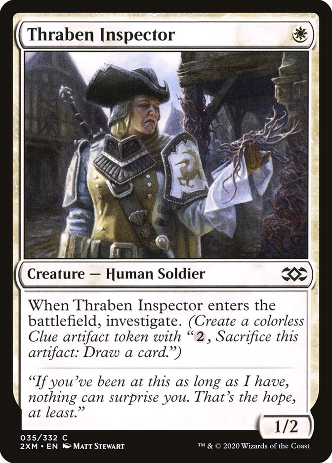 Thraben Inspector [Double Masters] MTG Single Magic: The Gathering    | Red Claw Gaming