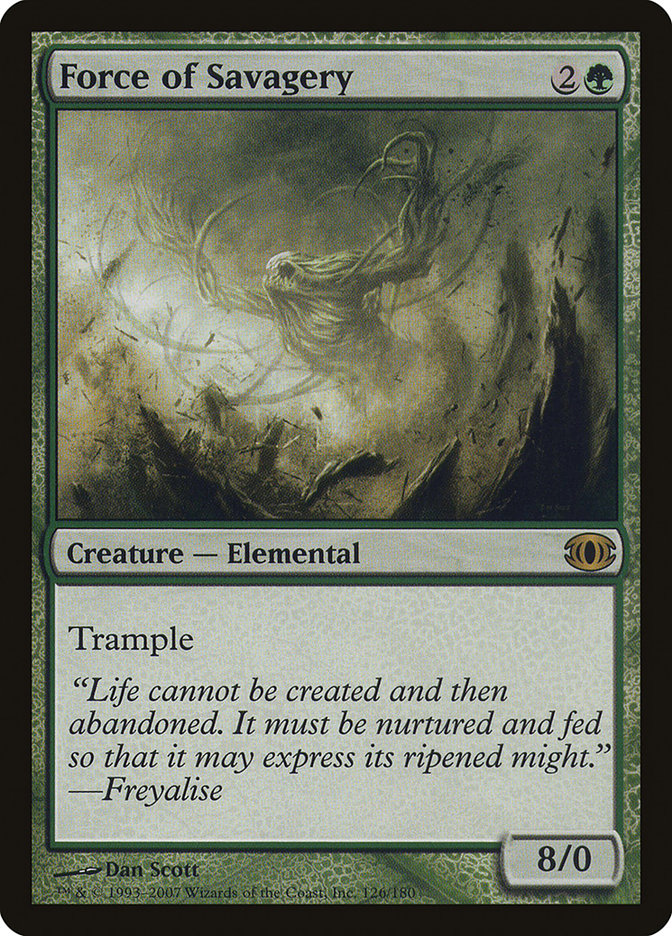 Force of Savagery [Future Sight] MTG Single Magic: The Gathering    | Red Claw Gaming