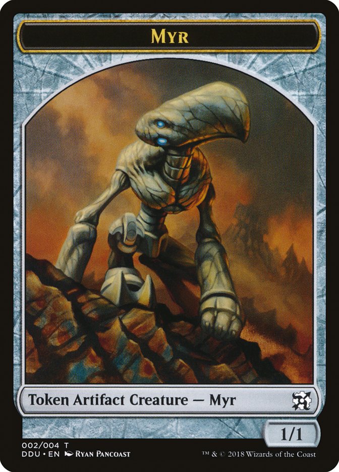 Myr Token [Duel Decks: Elves vs. Inventors Tokens] MTG Single Magic: The Gathering    | Red Claw Gaming