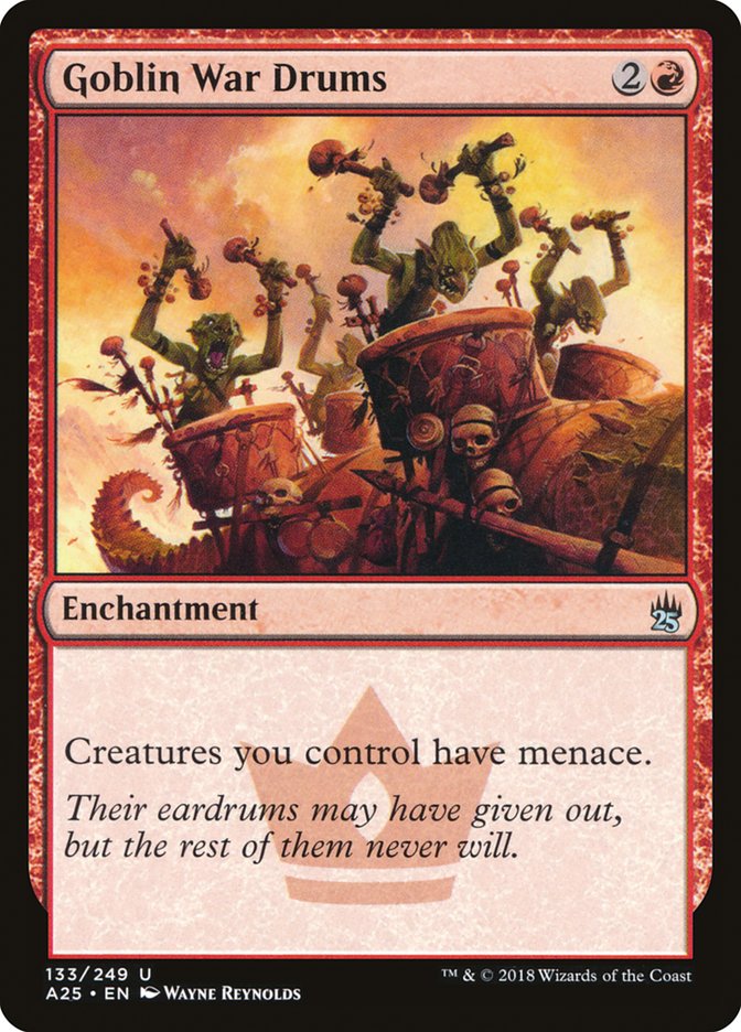 Goblin War Drums [Masters 25] MTG Single Magic: The Gathering    | Red Claw Gaming