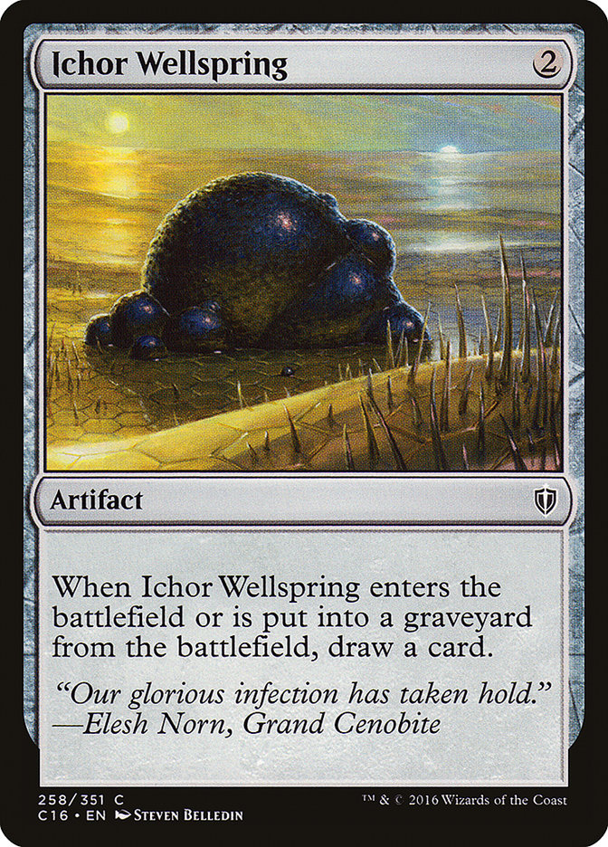 Ichor Wellspring [Commander 2016] MTG Single Magic: The Gathering    | Red Claw Gaming