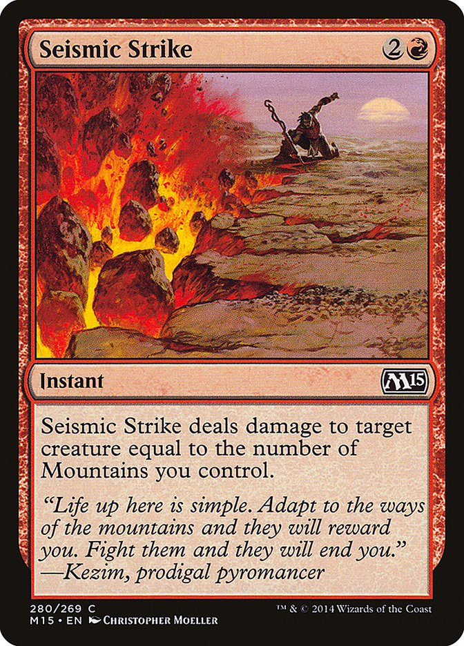 Seismic Strike [Magic 2015] MTG Single Magic: The Gathering    | Red Claw Gaming