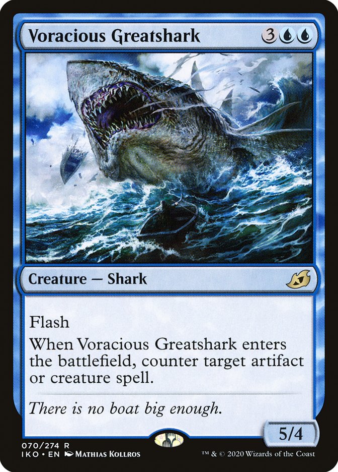 Voracious Greatshark [Ikoria: Lair of Behemoths] MTG Single Magic: The Gathering    | Red Claw Gaming