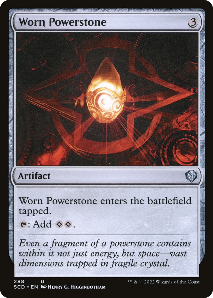 Worn Powerstone [Starter Commander Decks] MTG Single Magic: The Gathering    | Red Claw Gaming