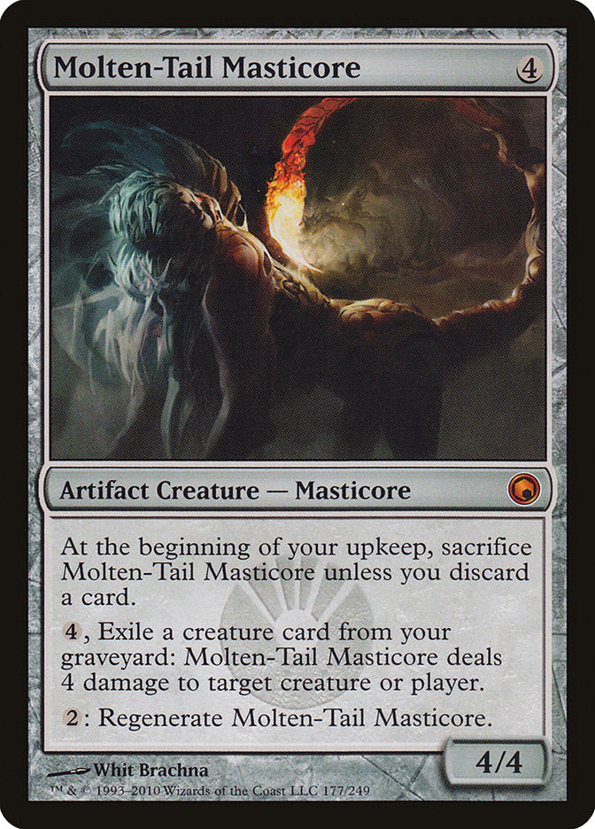Molten-Tail Masticore [Scars of Mirrodin] MTG Single Magic: The Gathering    | Red Claw Gaming