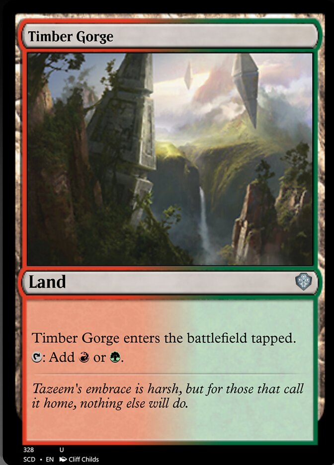 Timber Gorge [Starter Commander Decks] MTG Single Magic: The Gathering    | Red Claw Gaming