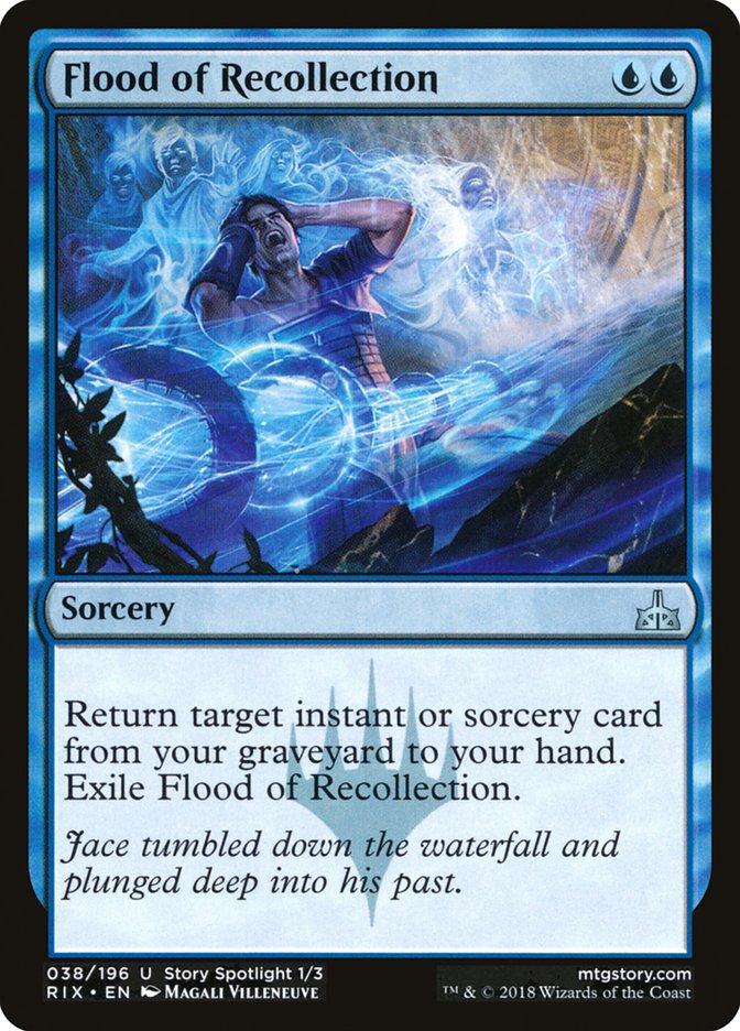 Flood of Recollection [Rivals of Ixalan] MTG Single Magic: The Gathering    | Red Claw Gaming