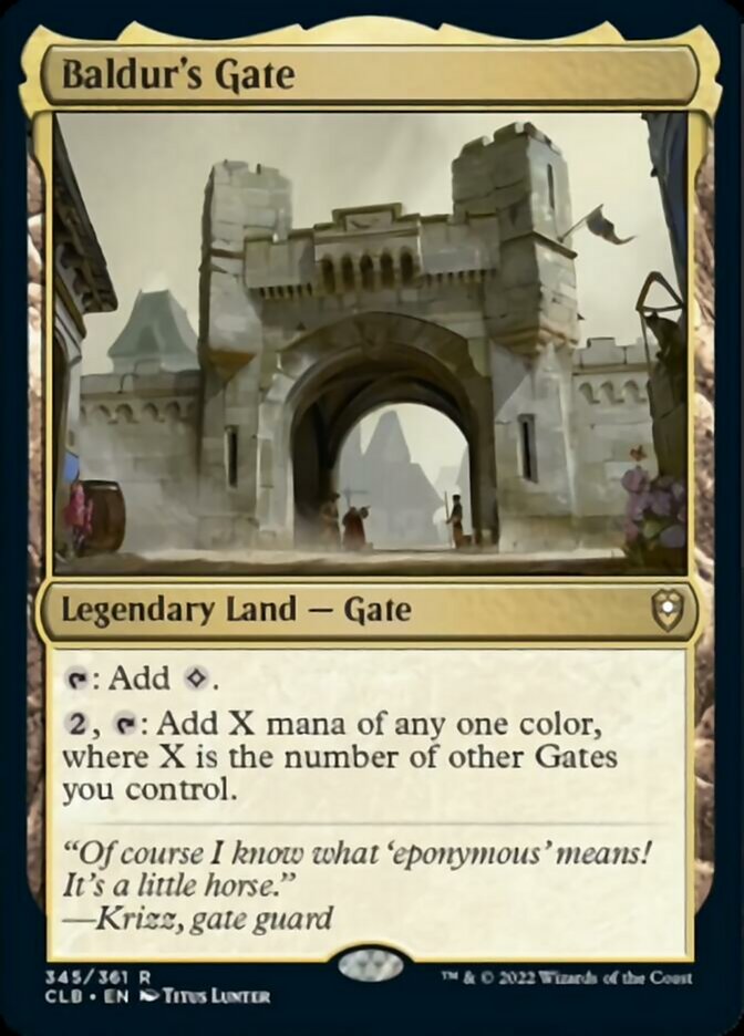 Baldur's Gate [Commander Legends: Battle for Baldur's Gate] MTG Single Magic: The Gathering    | Red Claw Gaming