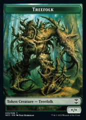 Treefolk // Spider Double-Sided Token [Streets of New Capenna Commander Tokens] MTG Single Magic: The Gathering    | Red Claw Gaming