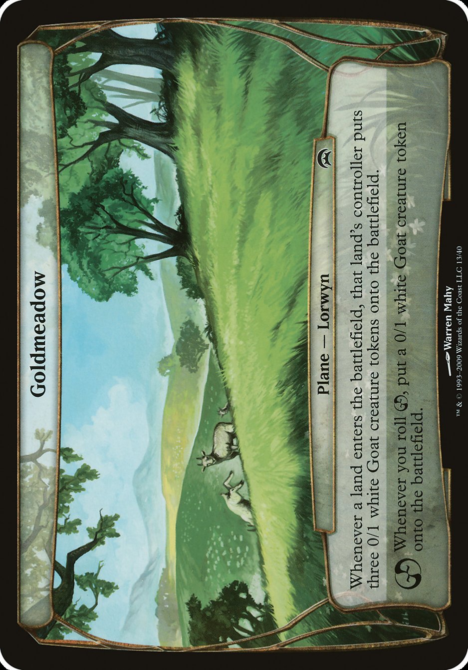 Goldmeadow (Planes) [Planechase Planes] MTG Single Magic: The Gathering    | Red Claw Gaming