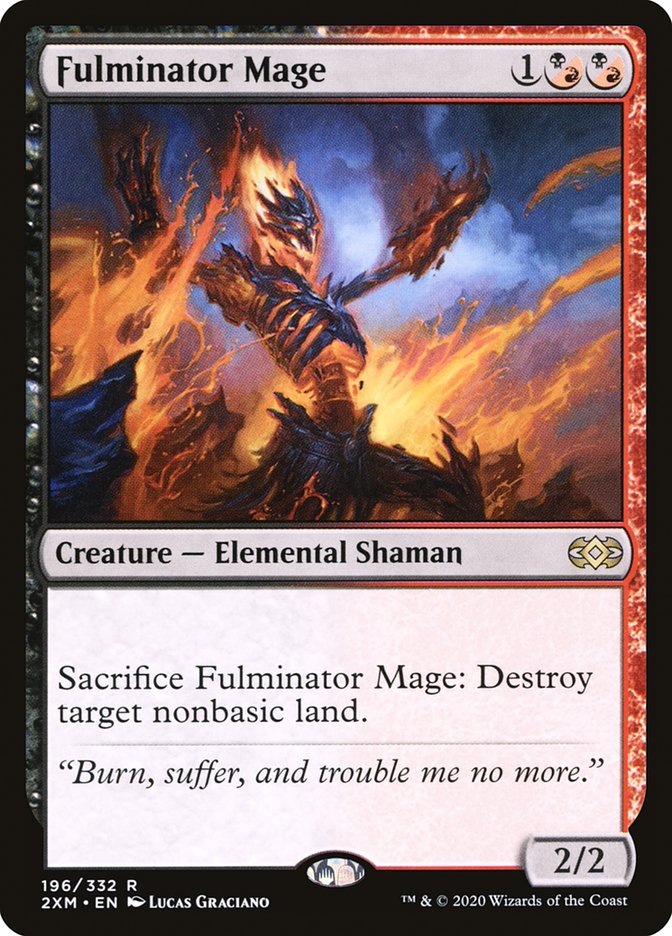 Fulminator Mage [Double Masters] MTG Single Magic: The Gathering    | Red Claw Gaming