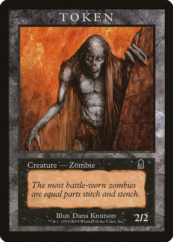 Zombie Token [Magic Player Rewards 2002] MTG Single Magic: The Gathering    | Red Claw Gaming