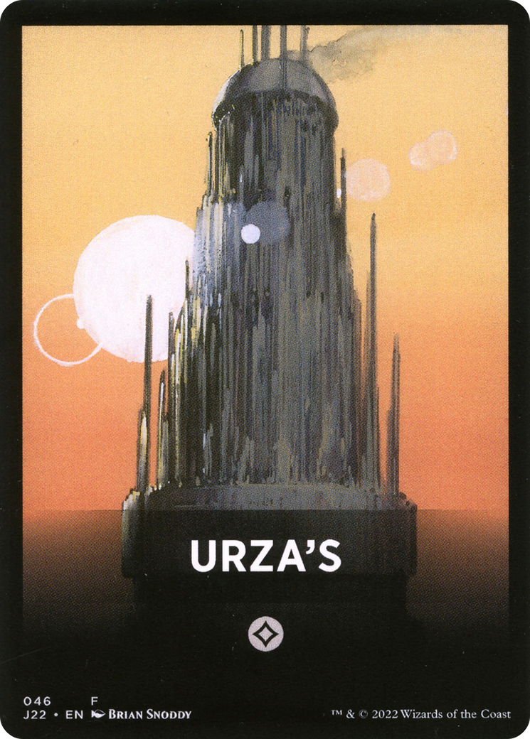 Urza's Theme Card [Jumpstart 2022 Front Cards] MTG Single Magic: The Gathering    | Red Claw Gaming