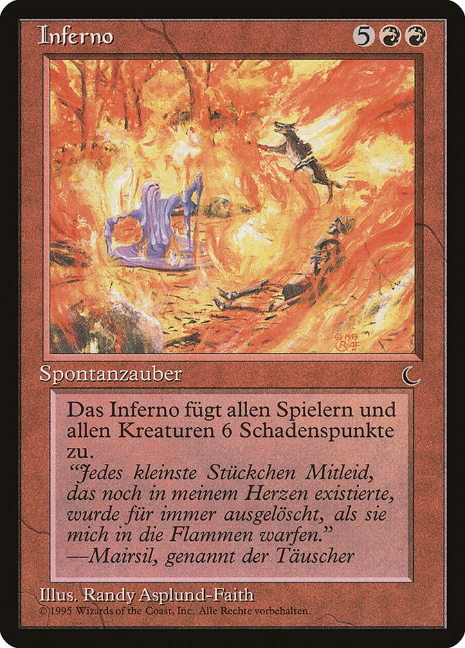 Inferno (German) [Renaissance] MTG Single Magic: The Gathering    | Red Claw Gaming