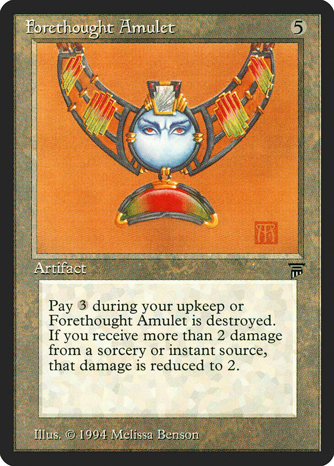 Forethought Amulet [Legends] MTG Single Magic: The Gathering    | Red Claw Gaming