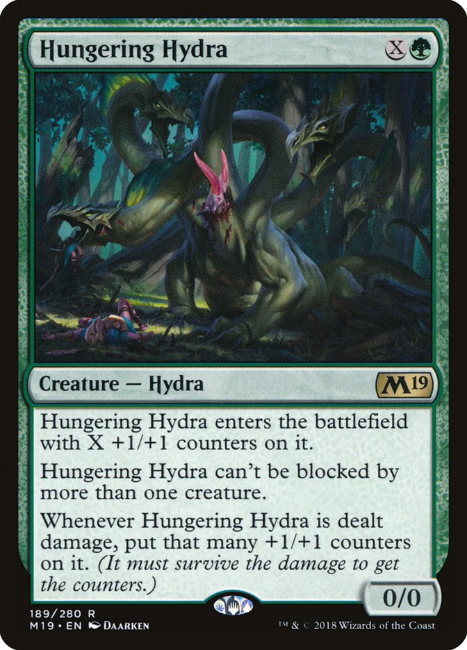 Hungering Hydra [Core Set 2019] MTG Single Magic: The Gathering    | Red Claw Gaming