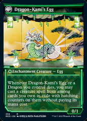 The Dragon-Kami Reborn // Dragon-Kami's Egg (Showcase Soft Glow) [Kamigawa: Neon Dynasty] MTG Single Magic: The Gathering    | Red Claw Gaming