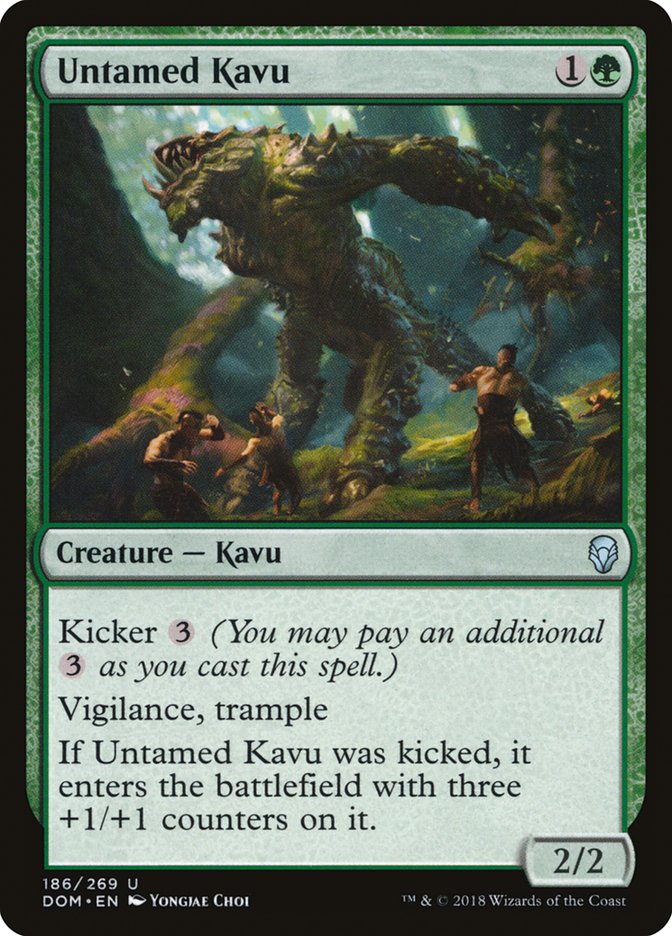 Untamed Kavu [Dominaria] MTG Single Magic: The Gathering    | Red Claw Gaming