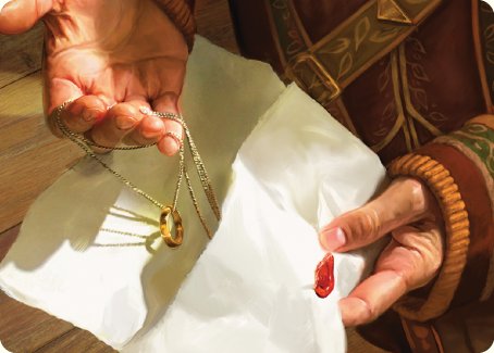 Bilbo's Ring Art Card [The Lord of the Rings: Tales of Middle-earth Art Series] MTG Single Magic: The Gathering    | Red Claw Gaming