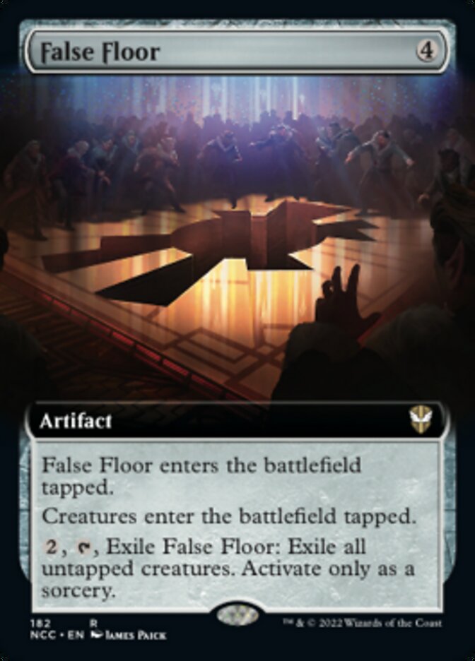 False Floor (Extended Art) [Streets of New Capenna Commander] MTG Single Magic: The Gathering    | Red Claw Gaming