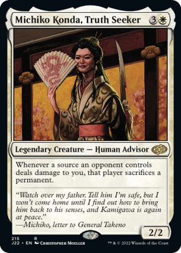 Michiko Konda, Truth Seeker [Jumpstart 2022] MTG Single Magic: The Gathering    | Red Claw Gaming