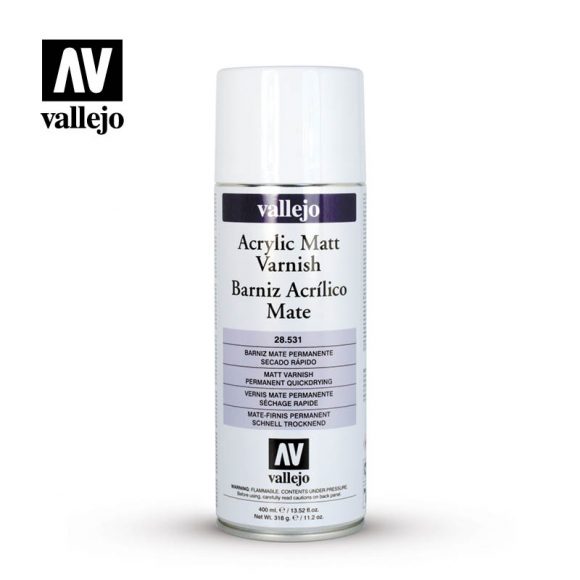 Acrylic Matte Varnish Spray Vallejo Spray Varnish Vallejo    | Red Claw Gaming