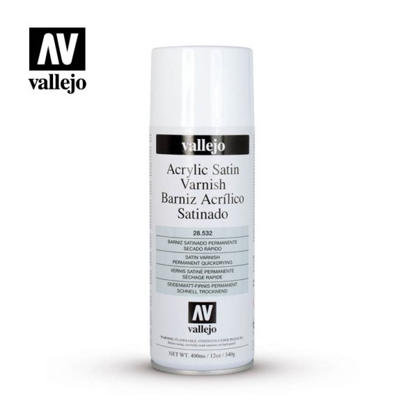 Acrylic Satin Varnish Spray Vallejo Spray Varnish Vallejo    | Red Claw Gaming