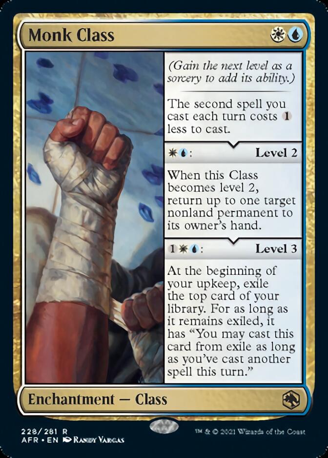 Monk Class [Dungeons & Dragons: Adventures in the Forgotten Realms] MTG Single Magic: The Gathering    | Red Claw Gaming