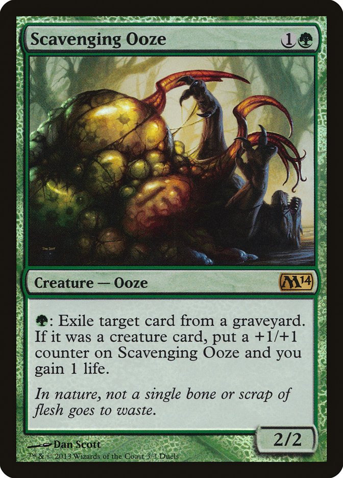 Scavenging Ooze (Duels of the Planeswalkers Promos) [Duels of the Planeswalkers Promos 2013] MTG Single Magic: The Gathering    | Red Claw Gaming