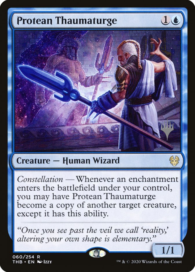 Protean Thaumaturge (Promo Pack) [Theros Beyond Death Promos] MTG Single Magic: The Gathering    | Red Claw Gaming