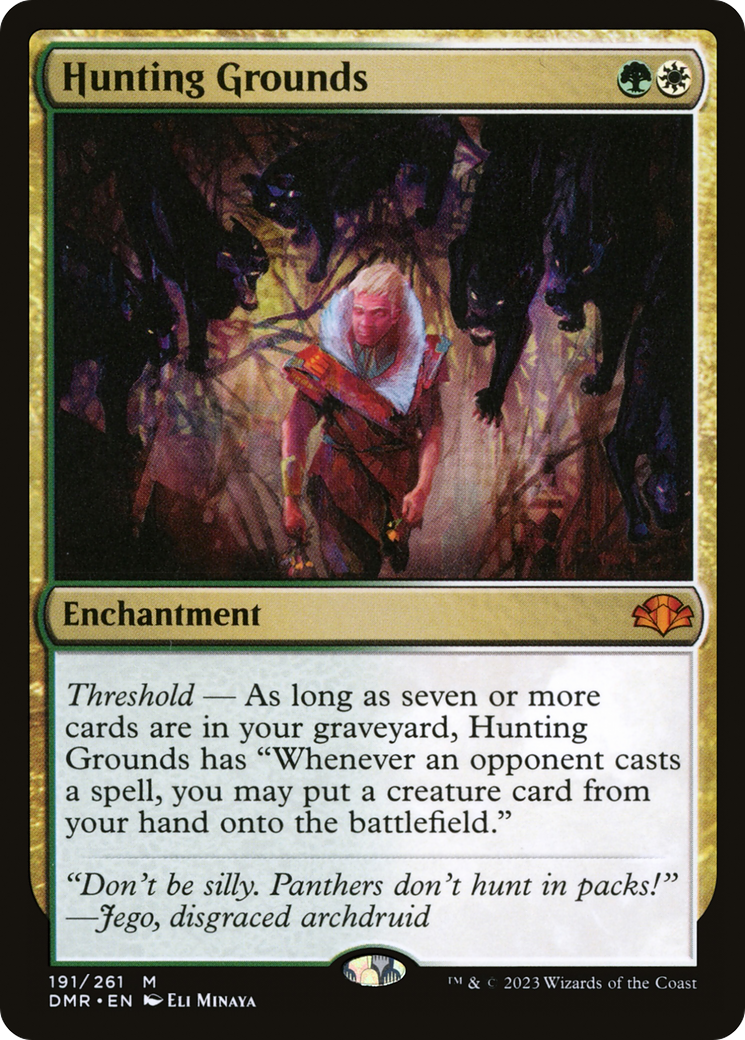 Hunting Grounds [Dominaria Remastered] MTG Single Magic: The Gathering    | Red Claw Gaming