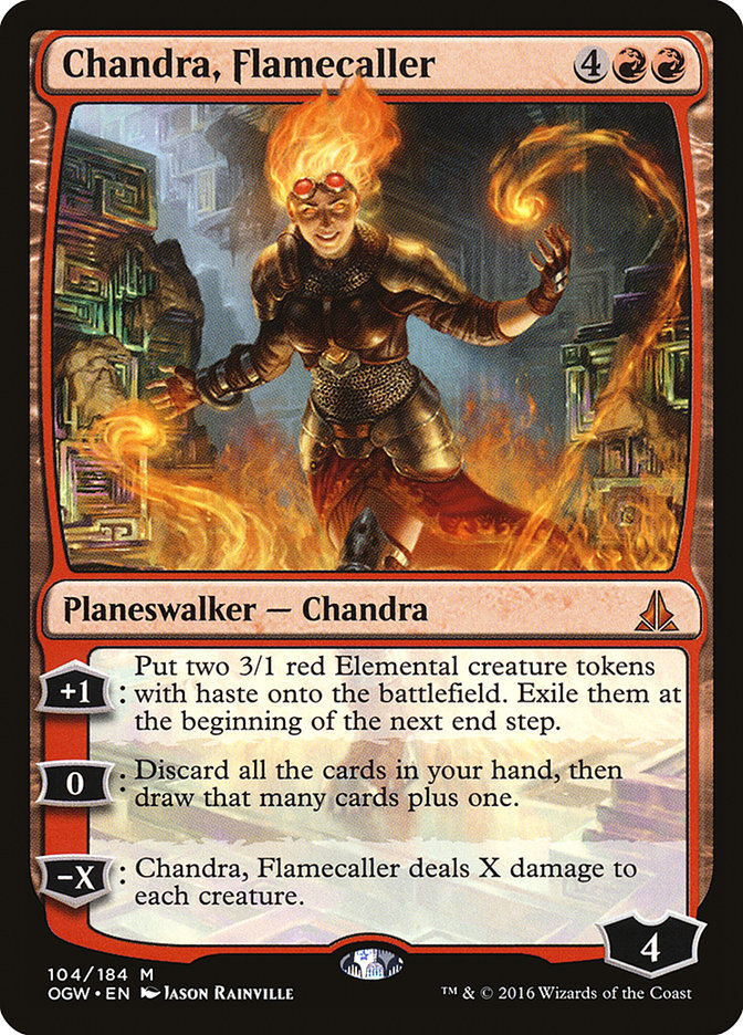 Chandra, Flamecaller [Oath of the Gatewatch] MTG Single Magic: The Gathering    | Red Claw Gaming
