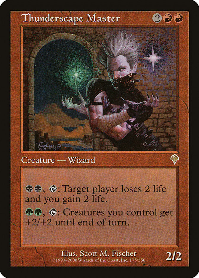 Thunderscape Master [Invasion] MTG Single Magic: The Gathering    | Red Claw Gaming