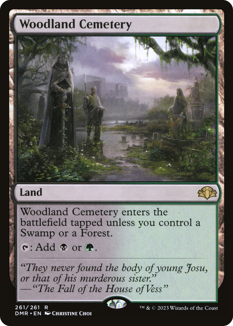 Woodland Cemetery [Dominaria Remastered] MTG Single Magic: The Gathering    | Red Claw Gaming