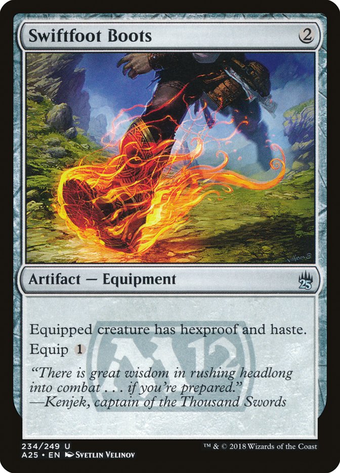 Swiftfoot Boots [Masters 25] MTG Single Magic: The Gathering    | Red Claw Gaming